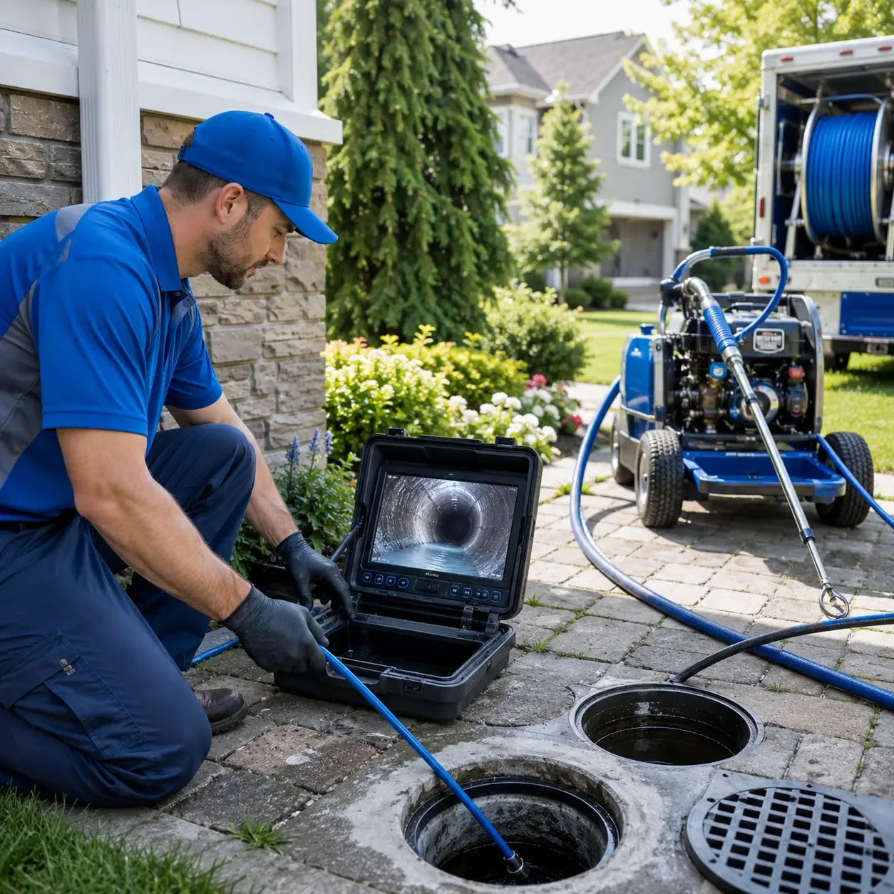 Outdoor drain cleaning professionals serving Georgetown, NY